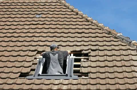 Pose de velux - Les Vans